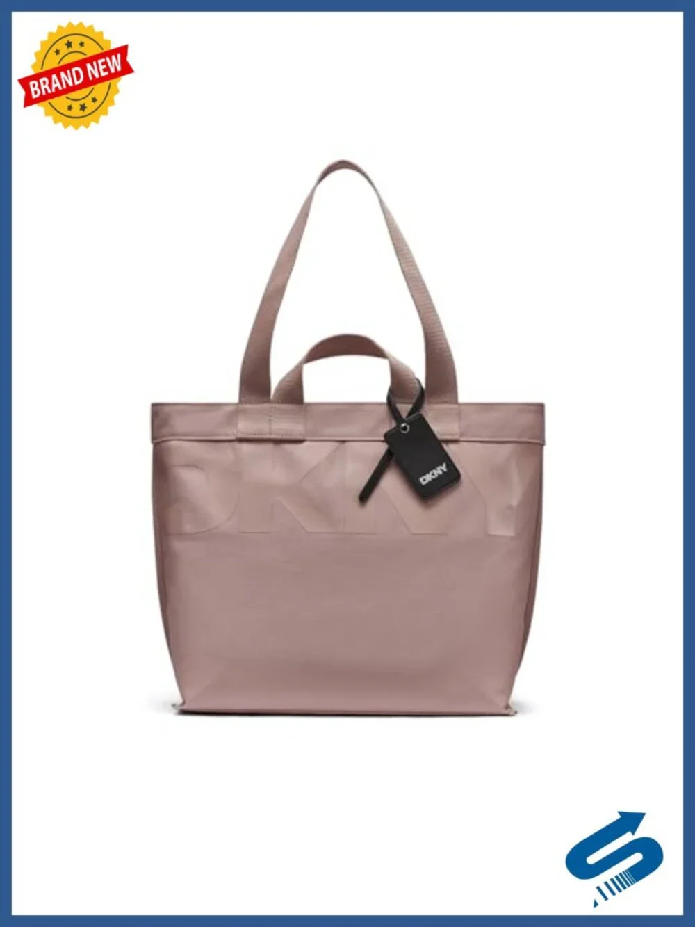 Cotton Satchel with Zipper Closure and Top Handles